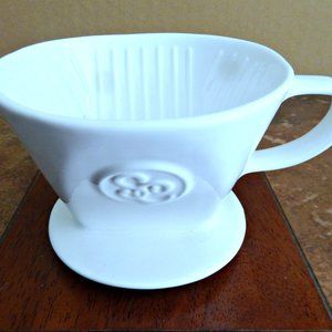 Ceramic Pour Over Coffee Dripper Single Serve Brewer